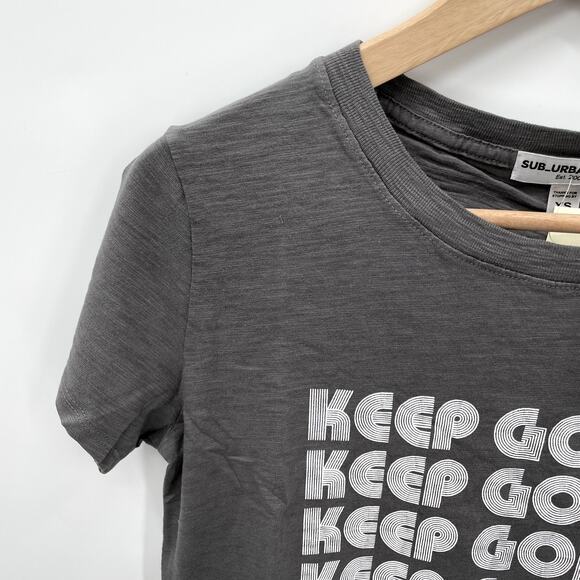 EVEREVE Sub Urban Riot NWT  Keep Going Graphic Tee T Shirt // XS - Picture 7 of 11